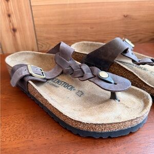 Birkenstock Women's Gizeh Braided Thong Style Sandals US 8 EU 39